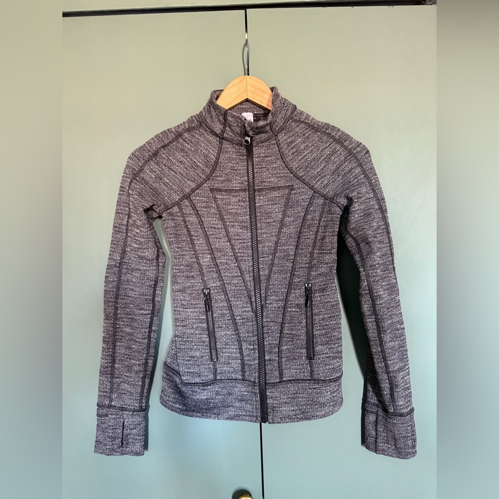 Ivivva perfect your practice track jacket size 10